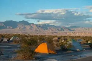 Dispersed camping in Death Valley